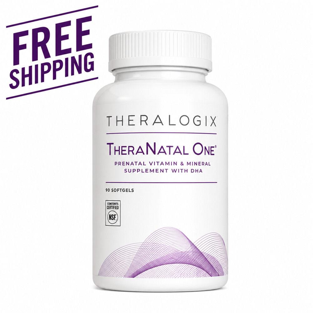 Theralogix TheraNatal One Prenatal Vitamin with DHA 90 Softgels